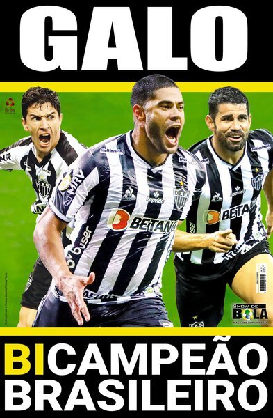 Show De Bola Magazine Superpôster - Campeão Brasileiro 2021 Atlético Mineiro