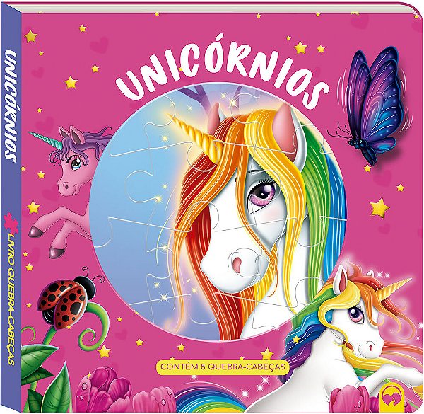 Unicórnios Livro Quebra-Cabeças
