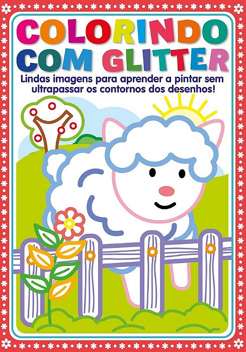 Colorindo Com Glitter Ovelhinha