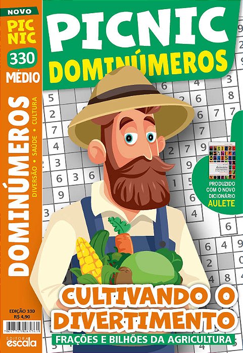 Picnic Diminúmeros - Cultivando O Divertimento - Médio 330