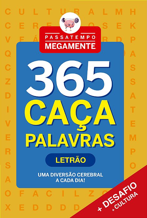 Passatempo Megamente 365 Caça-Palavras - Letrão