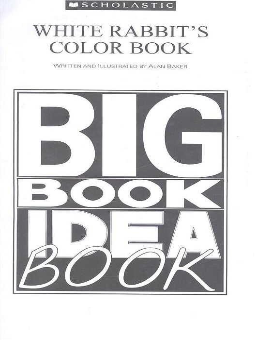 White Rabbits Color Book - Big Book E Teaching Guide