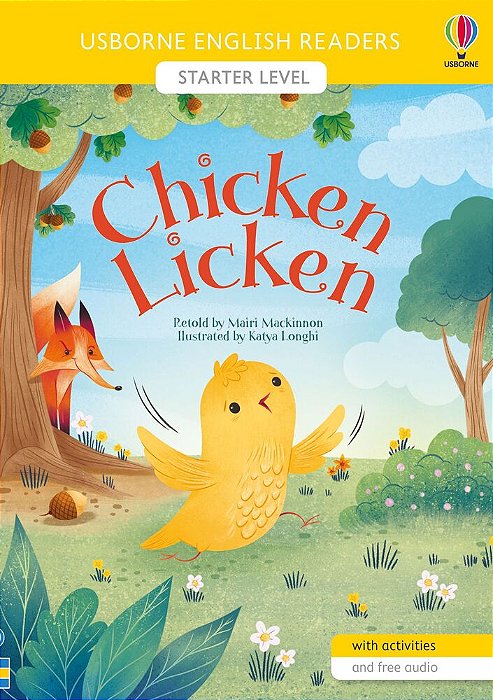 Chicken Licken - Usborne English Readers - Level Starter - Book With Activities And Free Audio