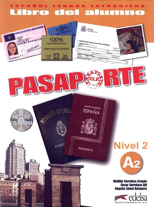 Pasaporte A2 - Libro Del Alumno + CD Audio