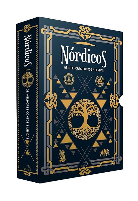 Box Nórdicos Os Melhores Contos E Lendas - 2 Livros + Pôster + Marcadores De Páginas