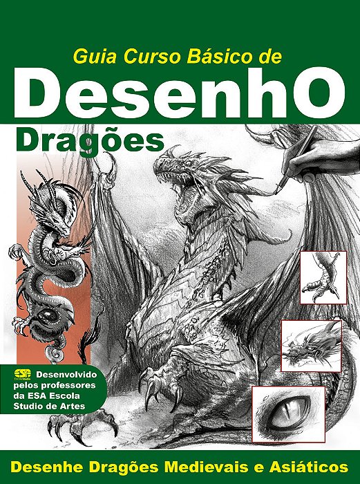 Guia Curso Básico De Desenho Dragões