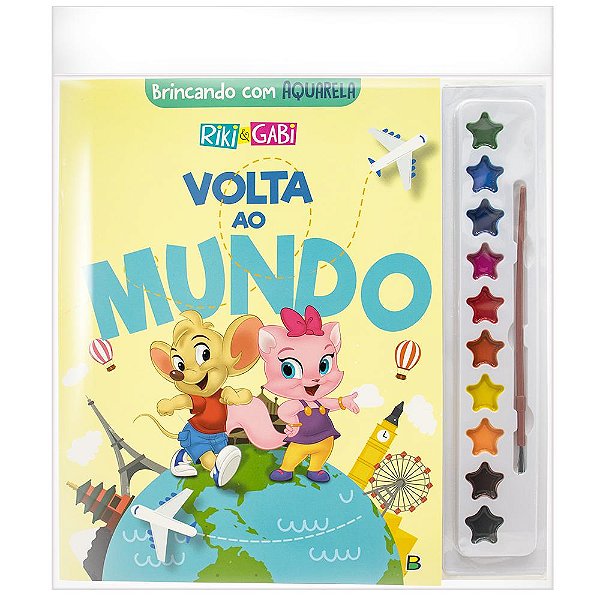 Brincando Com Aquarela: Riki Volta Ao Mundo