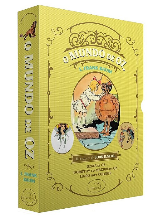 Box O Mundo De Oz: Ozma De Oz + Dorothy E O Mágico Em Oz + Livro Para Colorir (Acompanha Pôster E Marcadores)