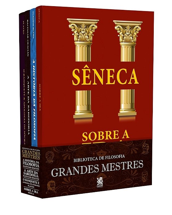 Biblioteca De Filosofia - Grandes Mestres | Kit Com 4 Livros