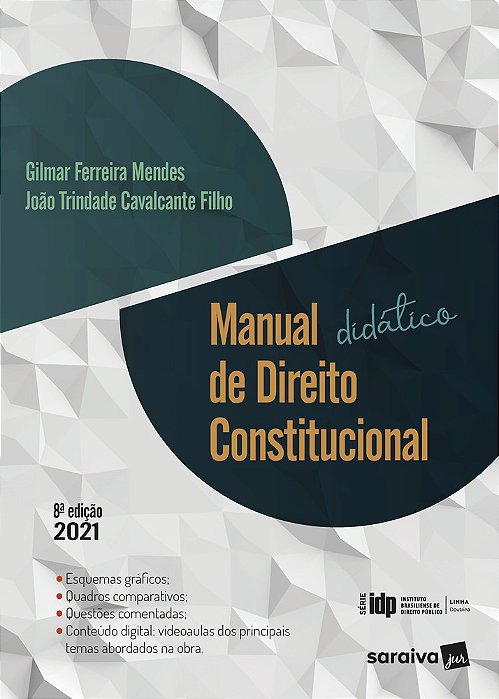 Manual Didático De Direito Constitucional - Série Idp - 8ª Edição 2021