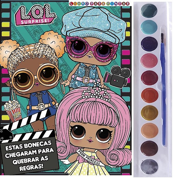 Lol Surprise Livro Para Pintar Com Aquarela