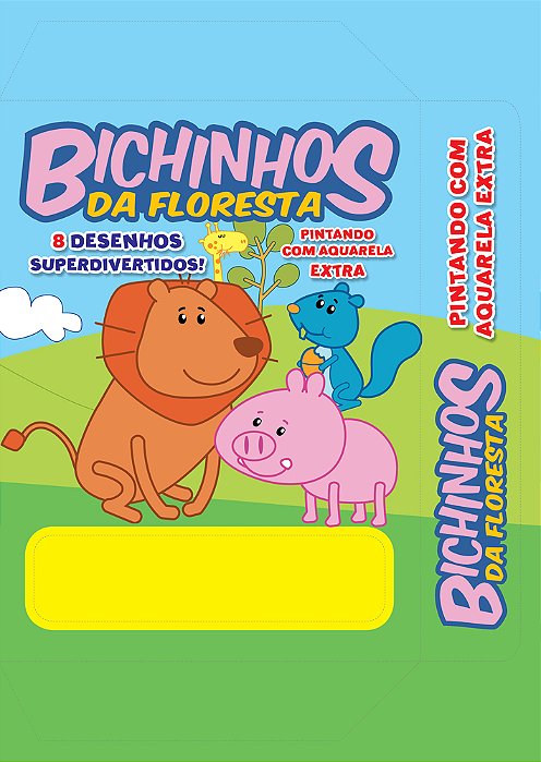 Bichinhos Da Floresta Pintando Com Aquarela Extra 01