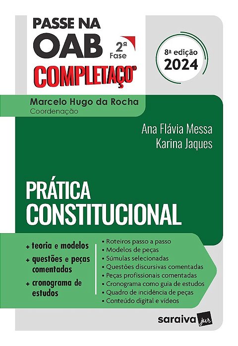 Passe Na Oab 2ª Fase Completaço®: Prática Constitucional - 8ª Edição 2024