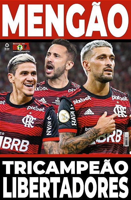 Show De Bola Magazine Superpôster - Flamengo Tricampeão Da Libertadores