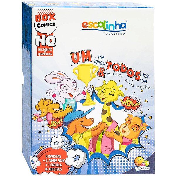 Escolinha Hq Box: Um Por Todos & Todos Por Um Mundo Ainda Melhor!
