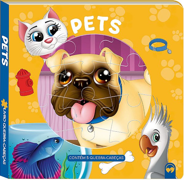 Pets Livro Quebra-Cabeças