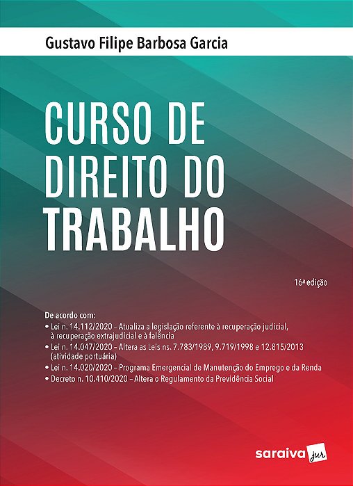 Curso De Direito Do Trabalho 2021