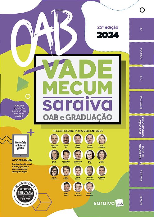 Vade Mecum Oab E Graduação - 25ª Edição 2024