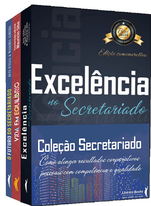 Coleção Secretariado – Box Com 3 Livros Como Atingir Resultados Corporativos E Pessoais Com Competência E Qualidade