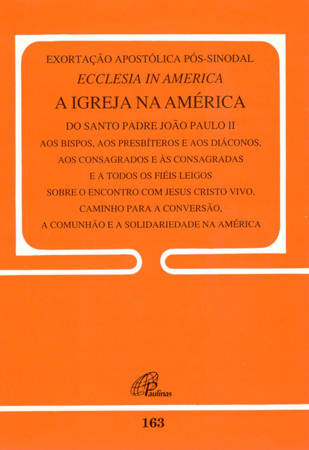 Exortação Apostólica Pós-Sinodal - Ecclesia In América -163 A Igreja Na América - 163
