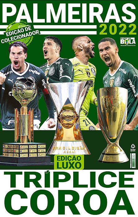 Show De Bola Magazine Super Pôster - Palmeiras Tríplice Coroa 2022