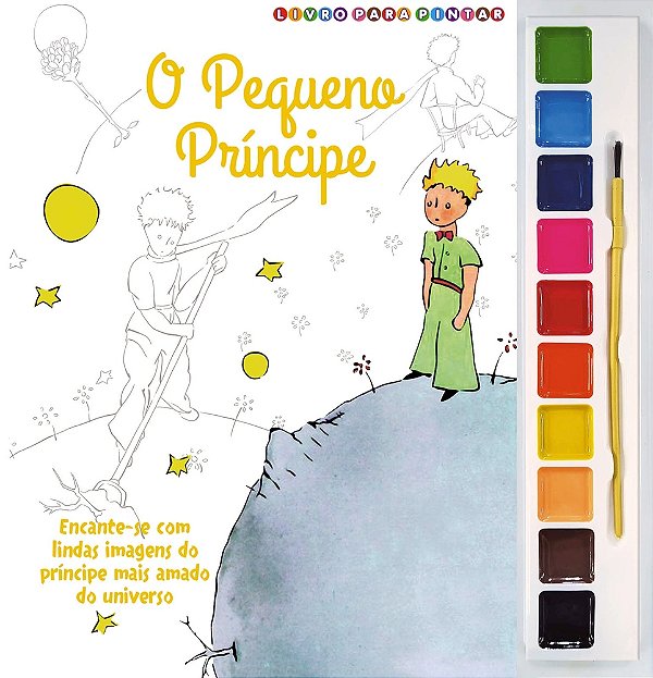 O Pequeno Príncipe Livro Para Pintar Com Aquarela