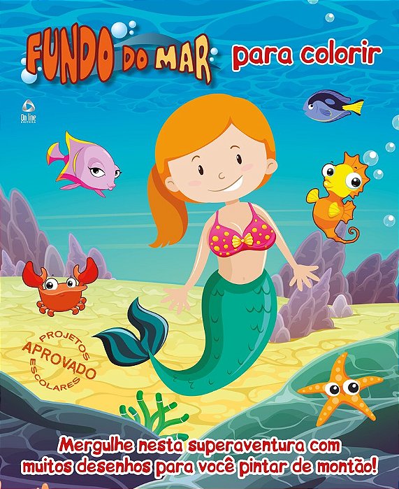 Fundo Do Mar Para Colorir