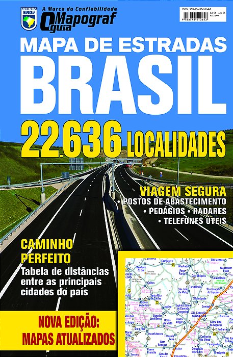Mapa De Estradas Brasil Mapograf Edição 05 - Espiral