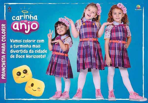 Carinha De Anjo - Prancheta Para Colorir Vamos Colorir Com A Turminha Mais Divertida Da Cidade De Doce Horizonte!