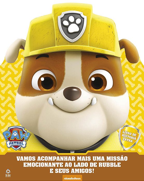 Patrulha Canina - Livro De História - Extra Vamos Acompanhar Mais Uma Missão Emocionante Ao Lado De Rubble E Seus Amigos!