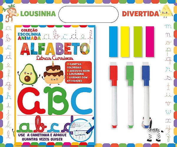 Coleção Escolinha Animada - Alfabeto