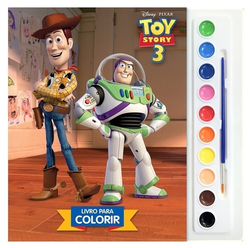 Toy Story 3 - Disney - Aquarela