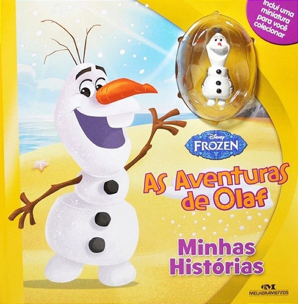 Frozen - As Aventuras De Olaf – Minhas Histórias - Livro Com Miniatura