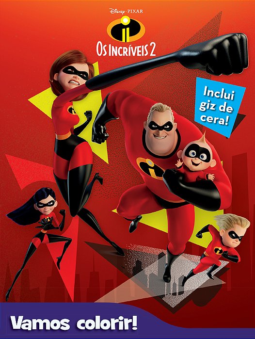 Disney - Vamos Colorir - Os Incriveis
