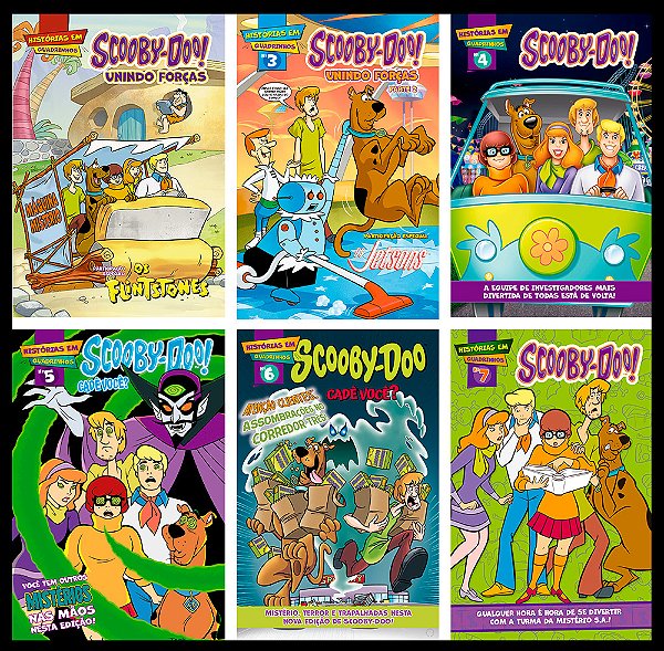Combo Quadrinhos Scooby-Doo 01 - Kit Com 6 Quadrinhos