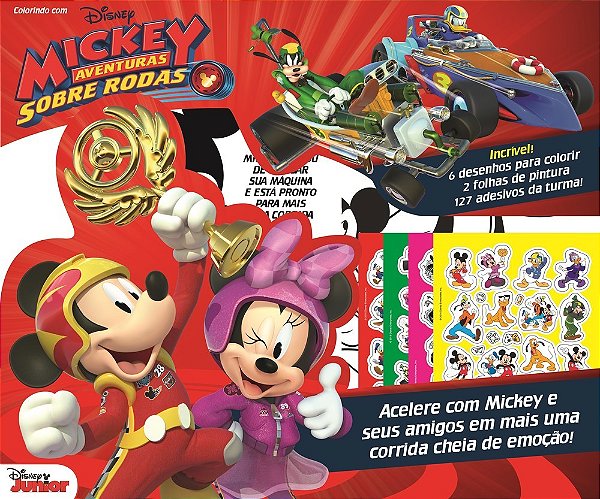 Disney - Colorindo Com Mickey - Aventuras Sobre Rodas
