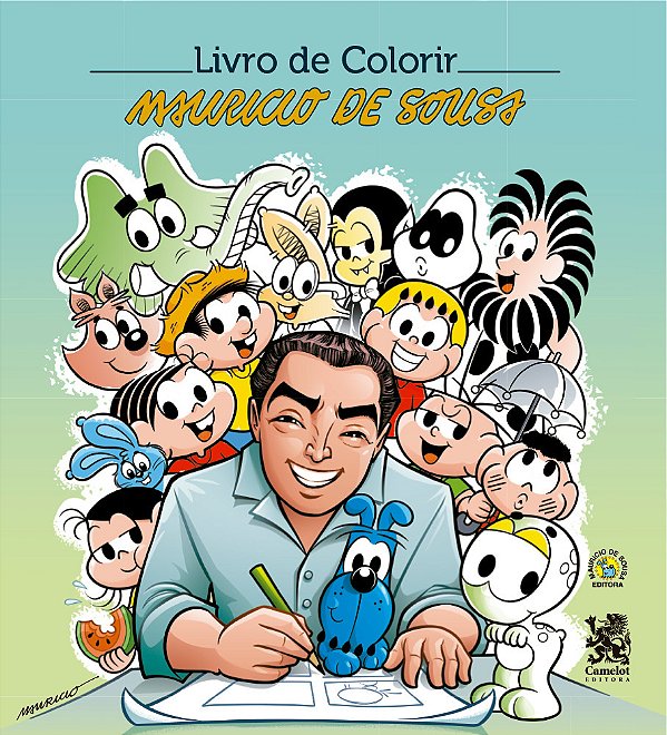 Mauricio De Sousa Livro Para Colorir