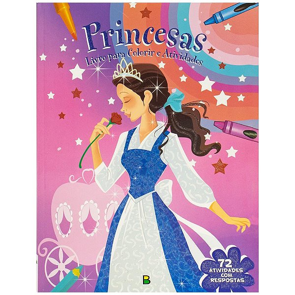 Livro Para Colorir E Atividades: Princesas