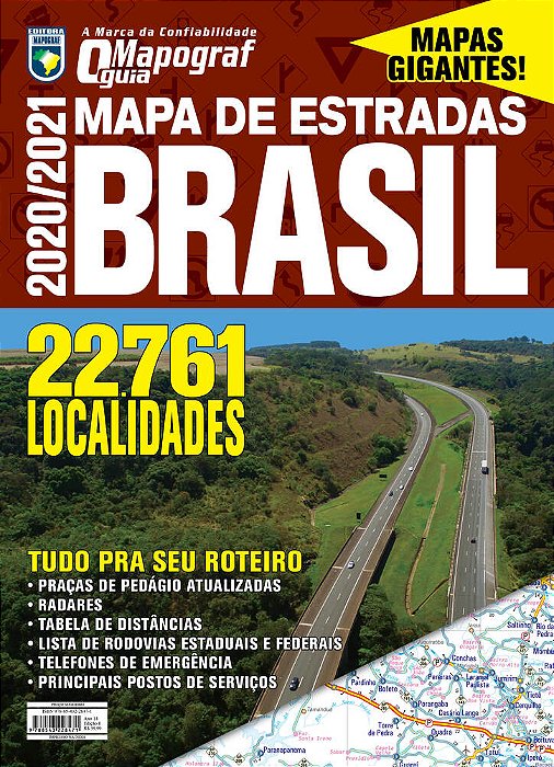 O Mapograf Guia - Mapa De Estradas Brasil 2021