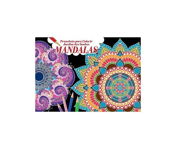 Prancheta Para Colorir Jardim Dos Sonhos