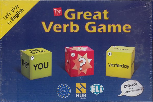The Great Verb Game - Let's Play In English - Jogo Com Cartas, Teacher's Booklet E CD-ROM