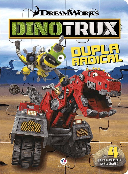 Dinotrux - Dupla Radical Com 4 Quebra-Cabeças Para Você Se Divertir!