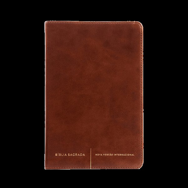 Bíblia Sagrada Slim Nvi, Luxo, Capa Marrom