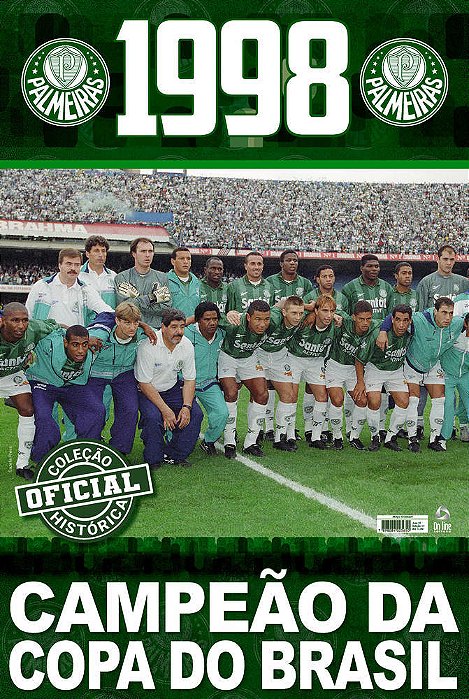 Coleção Oficial Histórica Palmeiras Edição 15 - Pôster Copa Do Brasil 1998