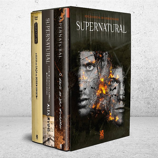 Coleção Supernatural - Edição Oficial De Colecionador - Box Com 3 Livros