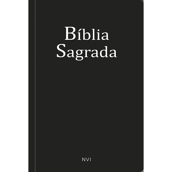 Bíblia Sagrada Nvi - Preta O Livro Dos Livros