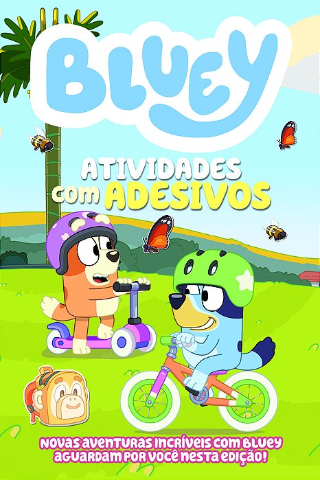 Bluey Atividades Com Adesivos