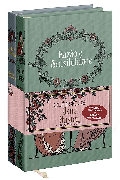 Combo Clássicos Jane Austen | Edição Luxo Orgulho E Preconceito + Razão E Sensibilidade
