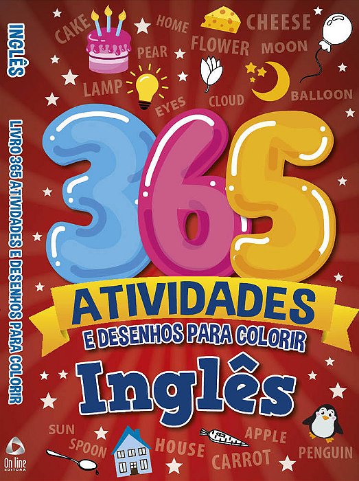365 Atividades E Desenhos Para Colorir - Inglês