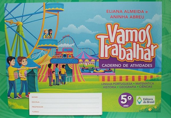 Vamos Trabalhar - Caderno De Atividades - 5º Ano - Ensino Fundamental I